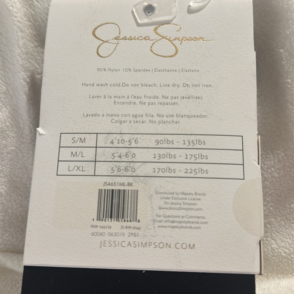 Jessica Simpson Opaque Tights - 2 Pairs - Picture 8 of 12